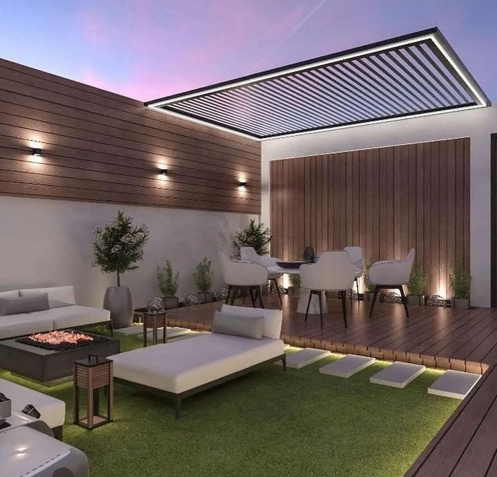 تصميم مظلات الحدائق المنزليه