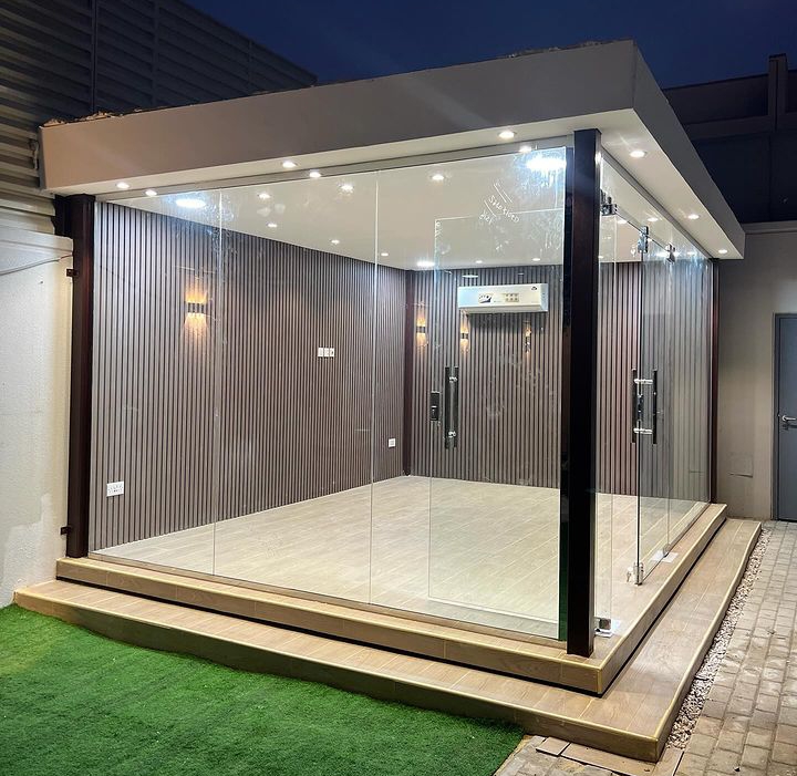 تصميم غرف زجاج بالدمام