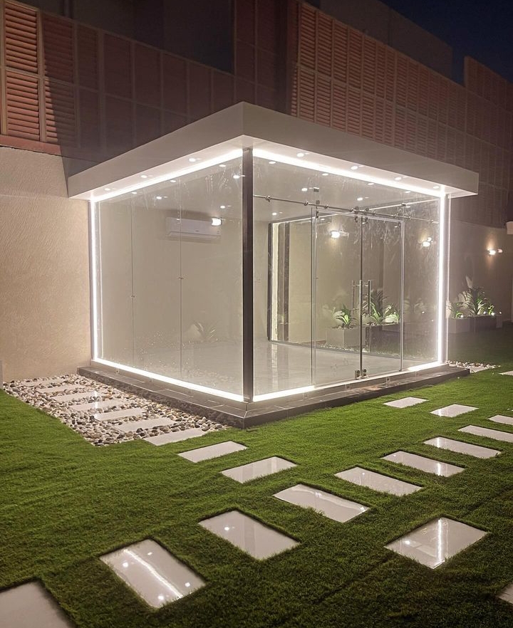تصميم غرف زجاج مودرن