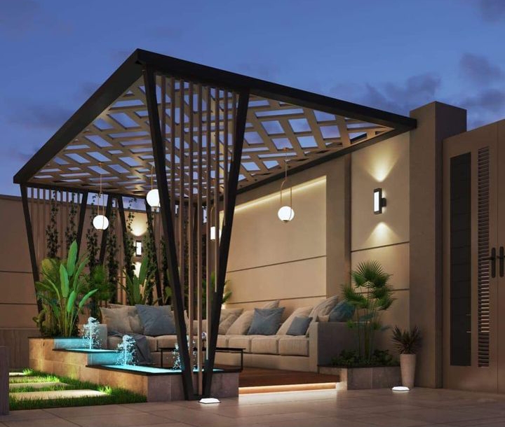 تصميم مظله مودرن بالدمام